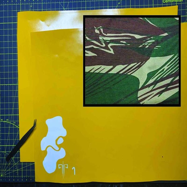 Rhodesian Brushstroke Camouflage Stencil Packs