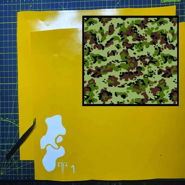 Romanian 1994 Camouflage Stencil Packs