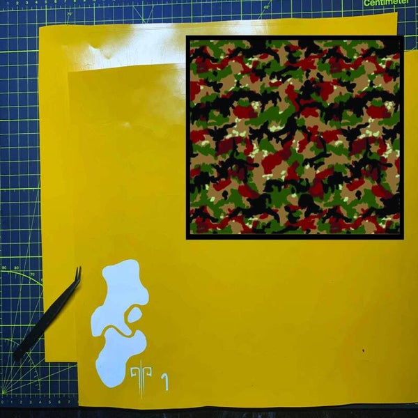 Swiss Taz 83 Camouflage Stencil Packs