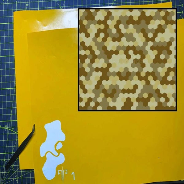 Tau-Hexagon Camouflage Stencil Packs
