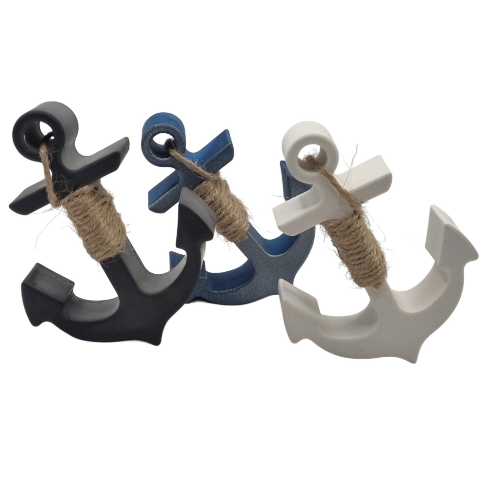 Anker mit Tau Keramik