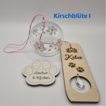 Windspiel mit Gravur und Sonnencatcher