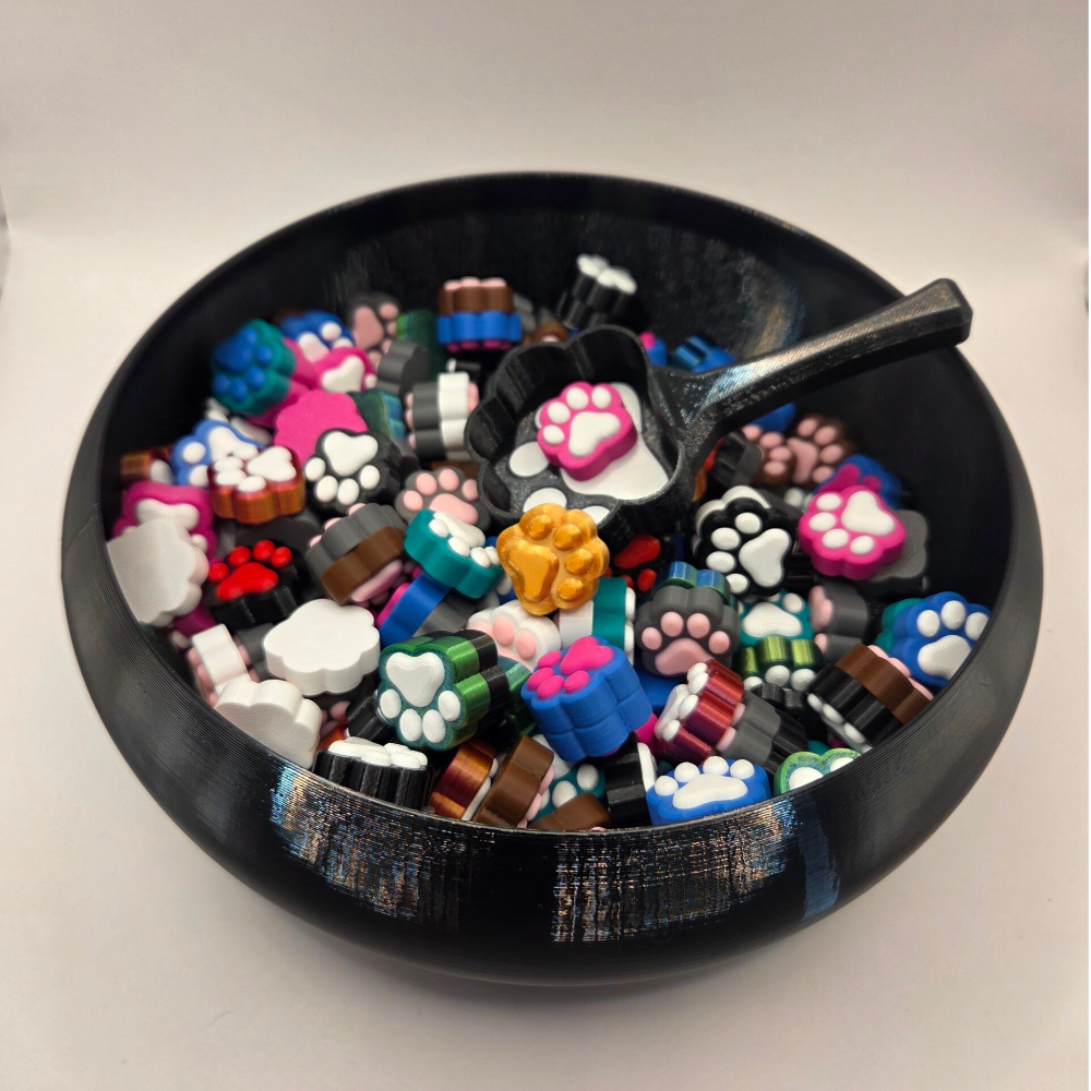 🐾 Pfotenmagnete Wunschset – 10er oder 15er Set in deiner Farbkombination