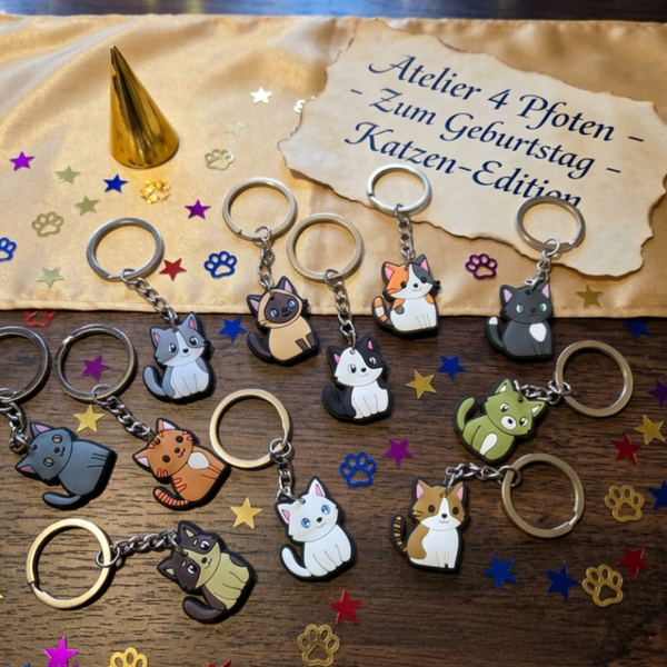 Schlüsselanhänger Katze - Gratis ab 10 €