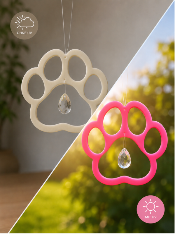 Sonnenfänger-Pfote UV – Farbwechsel in der Sonne Pink 🐾