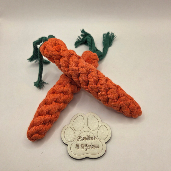 Hundespielzeug Karotte Möhre