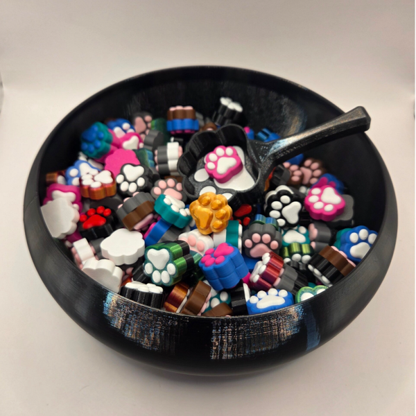 🐾 Pfotenmagnete Wunschset – 10er oder 15er Set in deiner Farbkombination