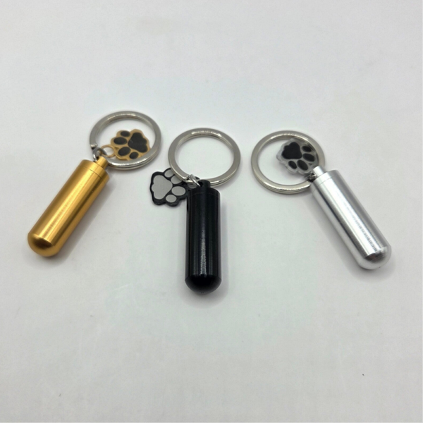 Erinnerungs-Schlüsselanhänger Edelstahl mit Aschefach & Gravur – personalisiert