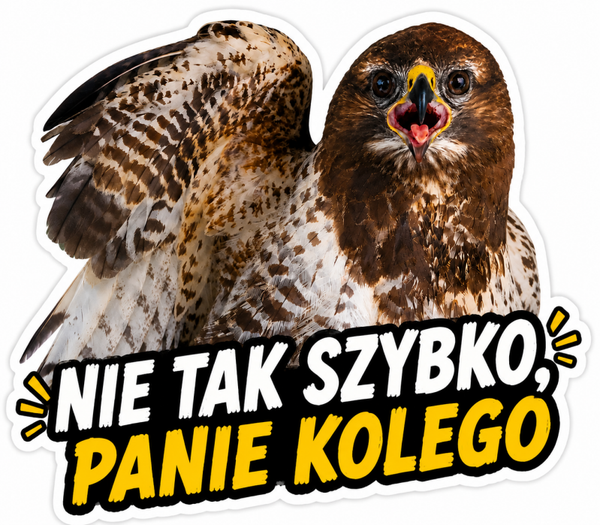 Furiasta naklejka: Nie tak szybko, panie kolego