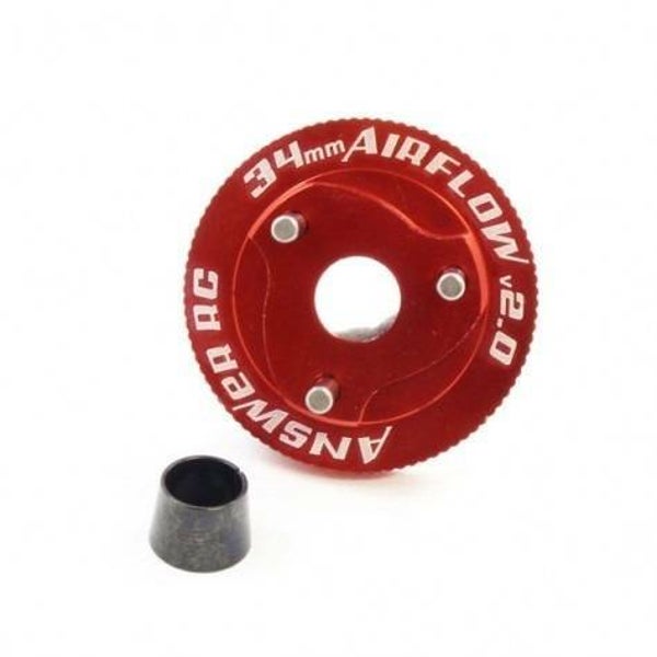 Answer RC Airflow Flywheel 34mm v2.0 - RED