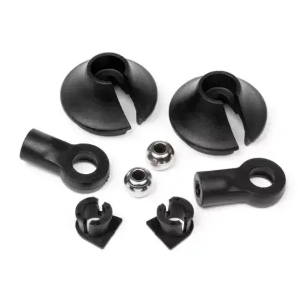 HB RACING Shock End/Shock Spring Retainer Set HB-67351