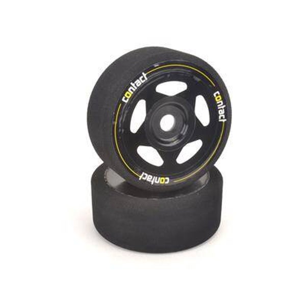 GT8/RALLY BLACK PRE-GLUED FOAM TYRES 35SH-103MM
