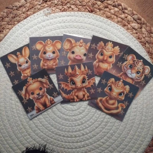 Défis 8 cartes Animaux