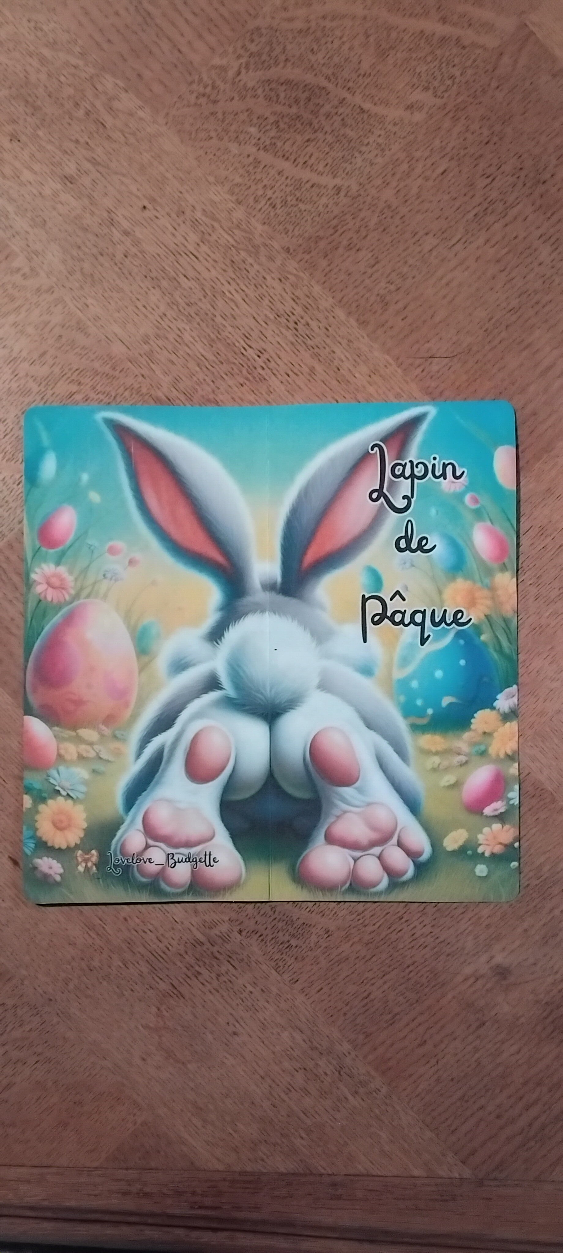 Défi plateau lapin de pâques