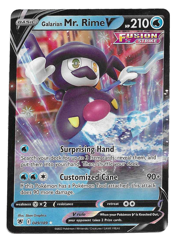 Galarian Mr. Rime V 049/189