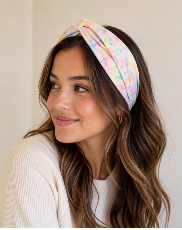 Cotton Candy Twisted Headband