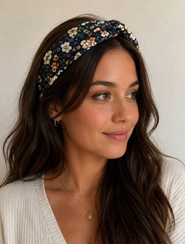 Navy Floral