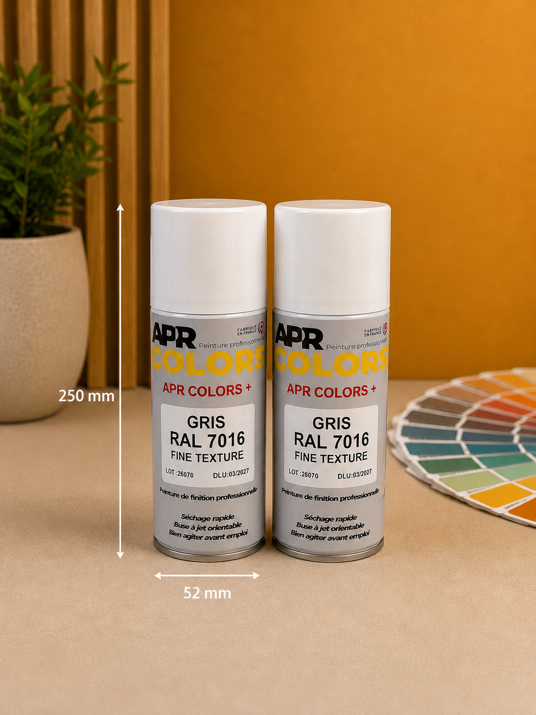 AÉROSOL RAL 150 ML Petit format – Lot de 2