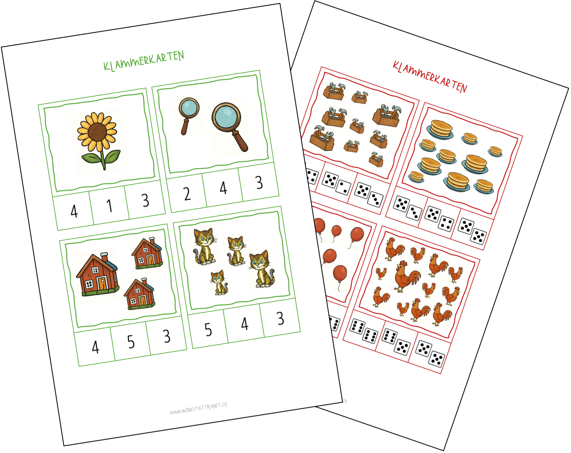 Digitaler Download Katers Klammerkarten