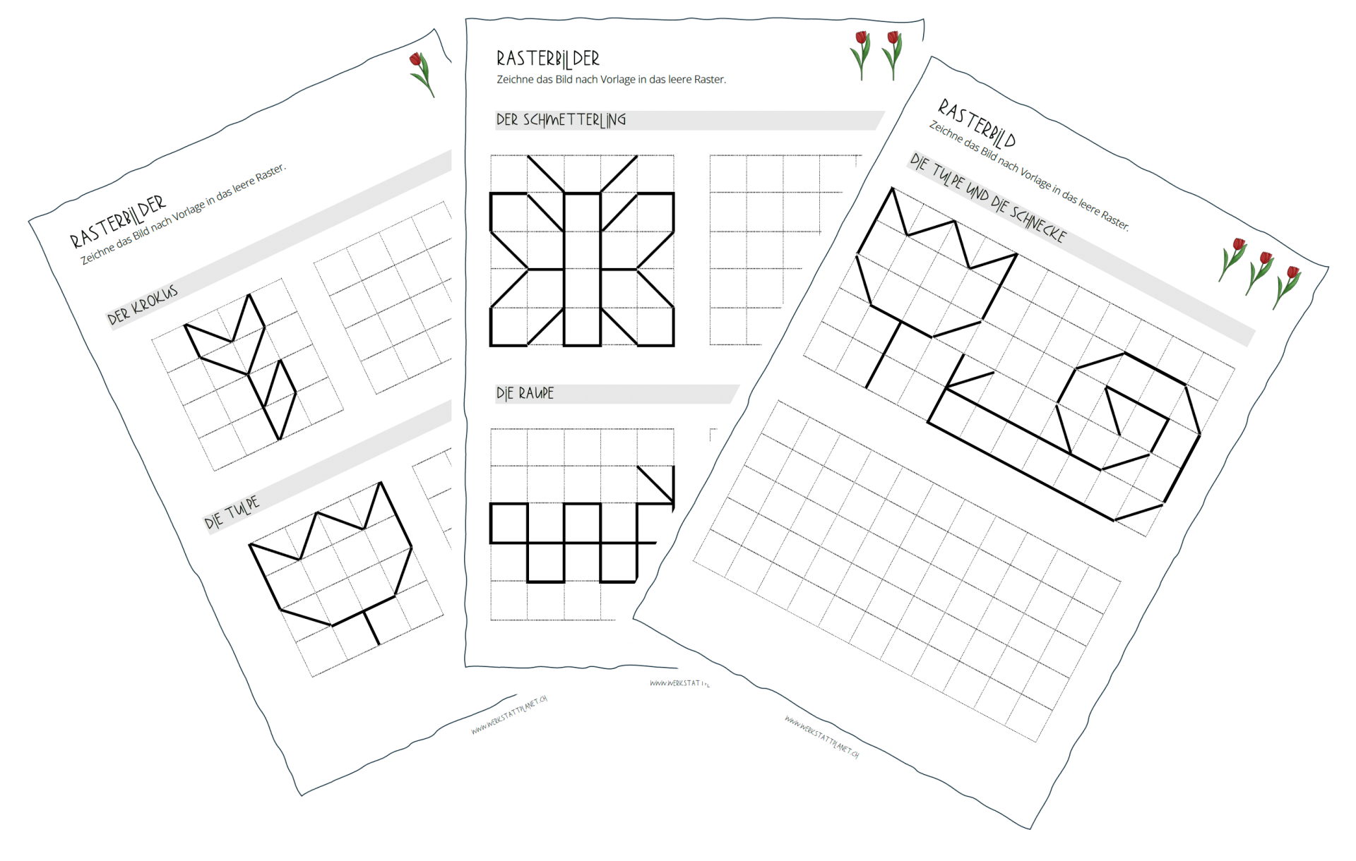 Digitaler Download Rasterbilder Frühling