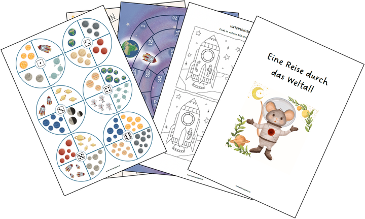 Weltall-Mappe