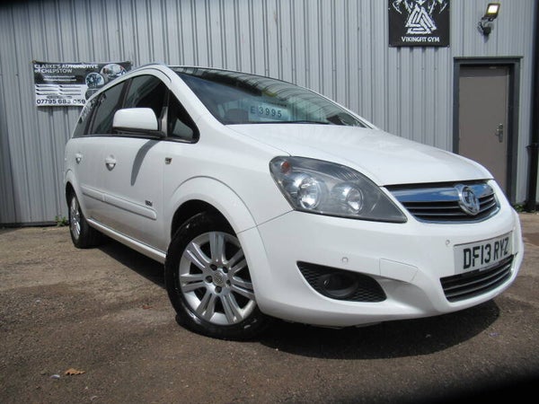 Vauxhall Zafira Design (2013) 1.7 CDTi ecoFLEX Design MPV 5dr Diesel Manual Euro 5 (SNav) (110 ps)