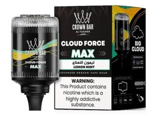 Al Fakher Crown Bar Cloud Force MAX 50K E-HEAD- Citron Menthe