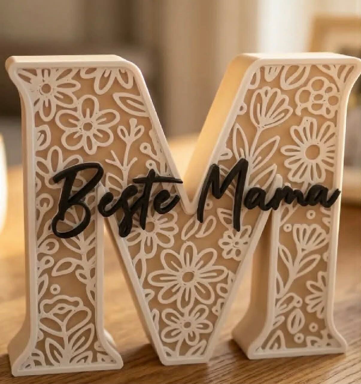 Letter M & Beste mama