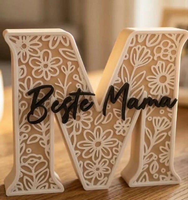 Letter M & Beste mama