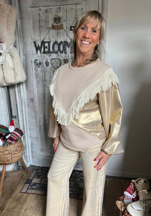 Sweater met goud