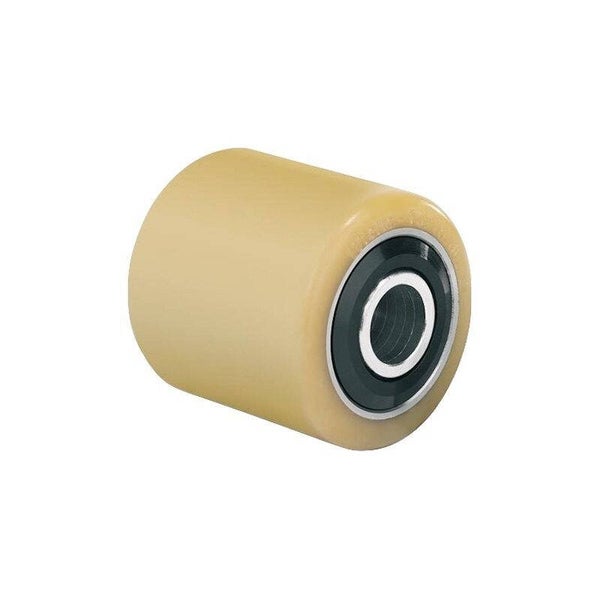 Galet simple de fourche 85 × 70 mm – Moyeu Ø20 mm – Compatible transpalettes électriques multimarques Fenwick, Jungheinrich, Toyota et Still