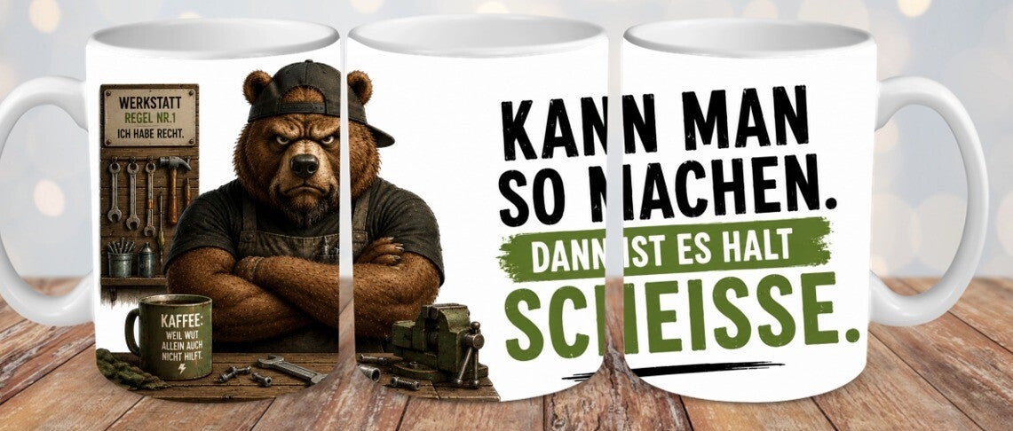 Tasse mit Motiv