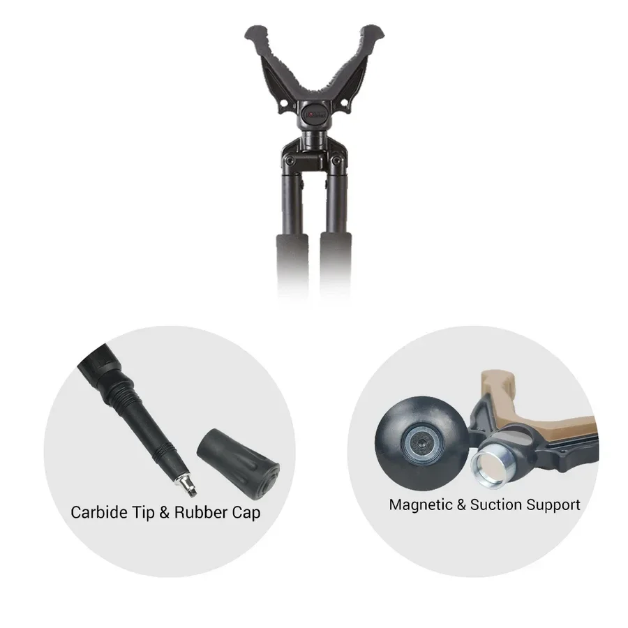 Vector Optics RSGR-05 Rokstad 65-120cm Bipod zur Gewehrauflage