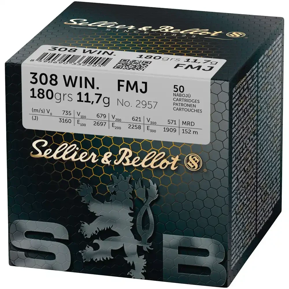 Sellier & Bellot .308 Win. Vollmantel 11,7g/180grs.