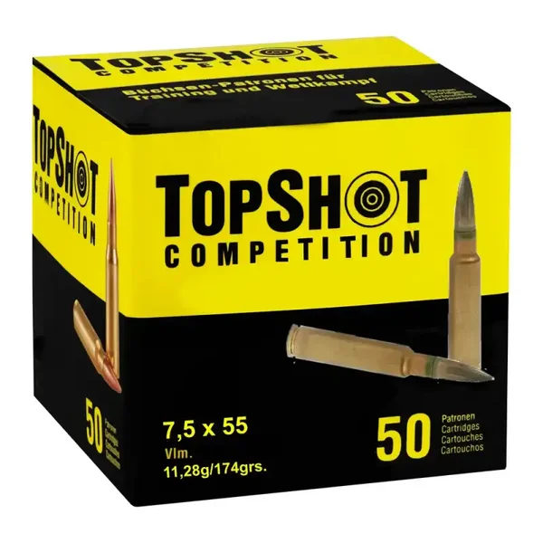 TOPSHOT Competition 7,5x55 Vlm BT 11,3g/174grs.