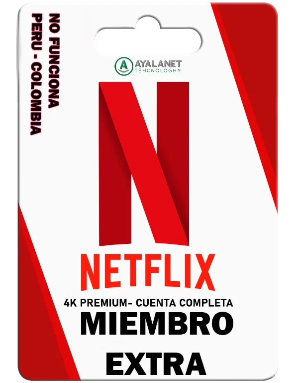 Netflix Miembro Extra internacionales