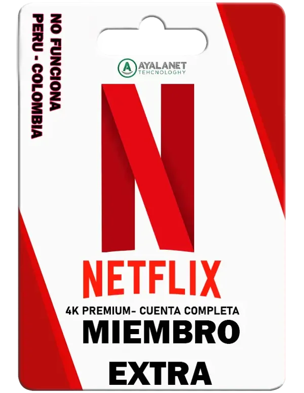 Netflix Miembro Extra internacionales