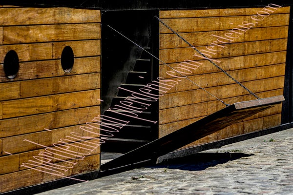 LA PAIX NICHE DANS L'ESCALIER - Tirage d’art édition limitée
