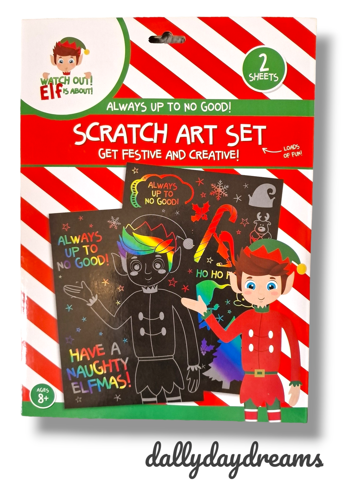 Elf Scratch Art Set Dallydaydreams