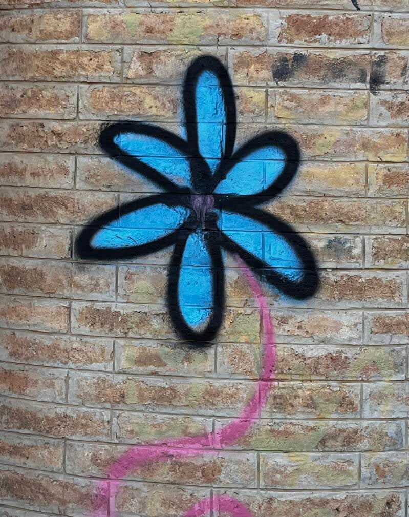 Flowers In Blue