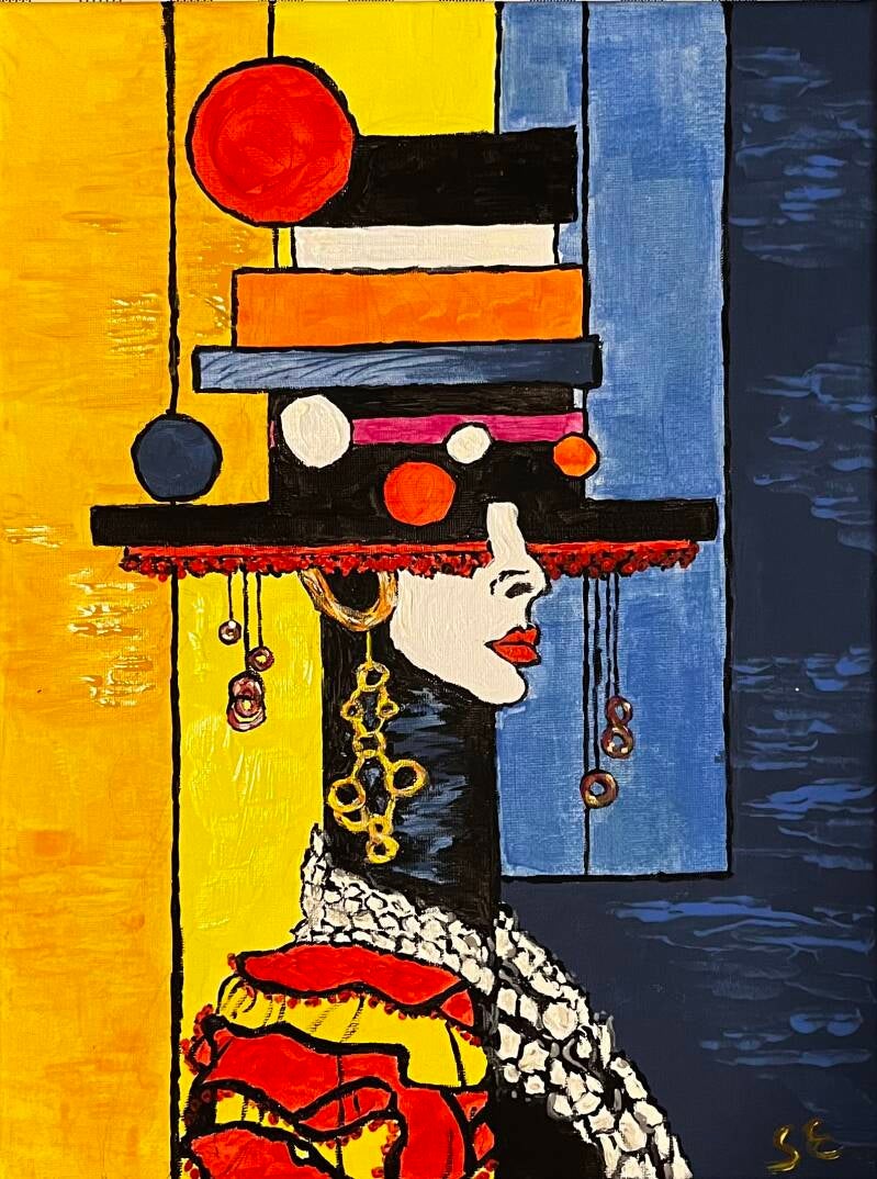 Dama Española De Estilo Bauhaus