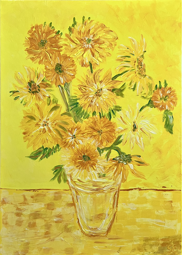 Las Flores Amarillas, Homenaje Van Gogh
