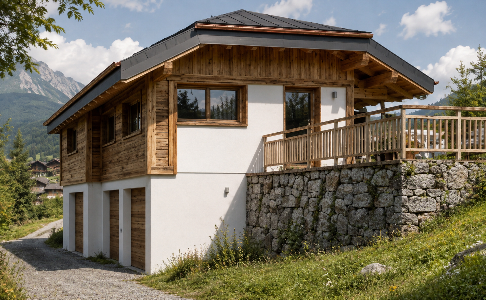 RIZZI Architecture – conception, rénovation, extension et architecture intérieure de maisons, chalets, appartements et bâtiments professionnels, du traditionnel au contemporain, en Savoie, Haute-Savoie et Hautes-Alpes : Tarentaise, Maurienne, Beaufortain,