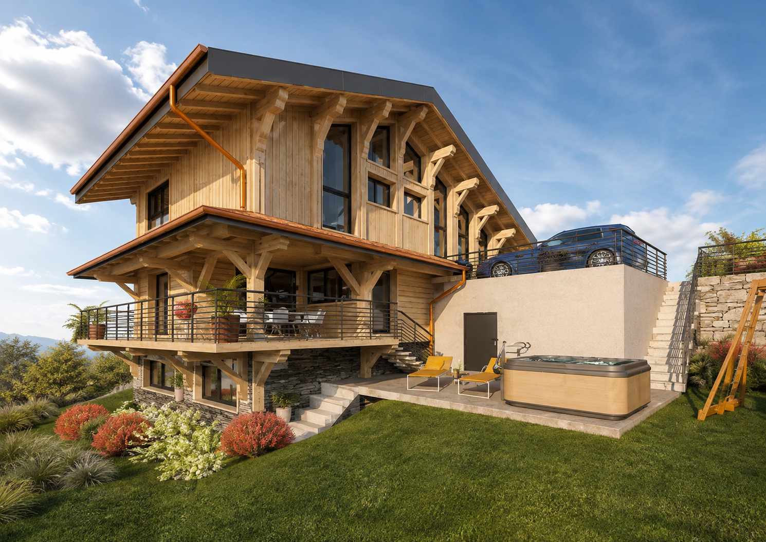 RIZZI Architecture – conception, rénovation, extension et architecture intérieure de maisons, chalets, appartements et bâtiments professionnels, du traditionnel au contemporain, en Savoie, Haute-Savoie et Hautes-Alpes : Tarentaise, Maurienne, Beaufortain,