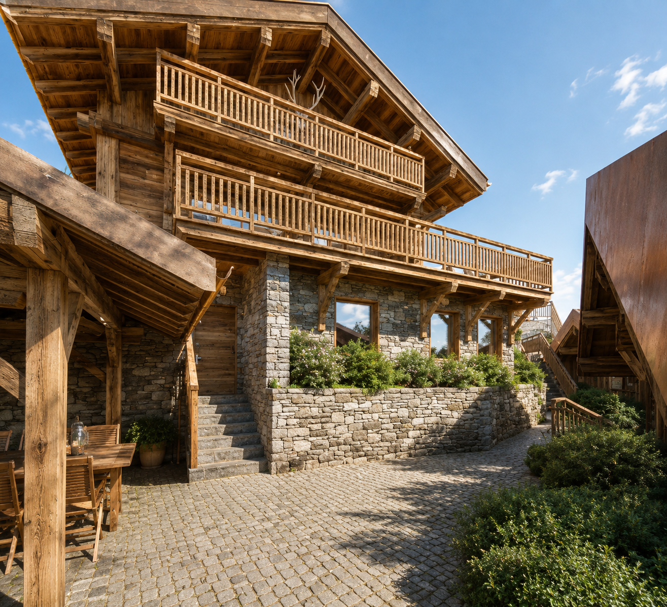 RIZZI Architecture – conception, rénovation, extension et architecture intérieure de maisons, chalets, appartements et bâtiments professionnels, du traditionnel au contemporain, en Savoie, Haute-Savoie et Hautes-Alpes : Tarentaise, Maurienne, Beaufortain,