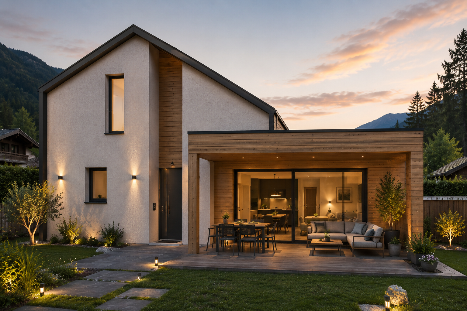 RIZZI Architecture – conception, rénovation, extension et architecture intérieure de maisons, chalets, appartements et bâtiments professionnels, du traditionnel au contemporain, en Savoie, Haute-Savoie et Hautes-Alpes : Tarentaise, Maurienne, Beaufortain,