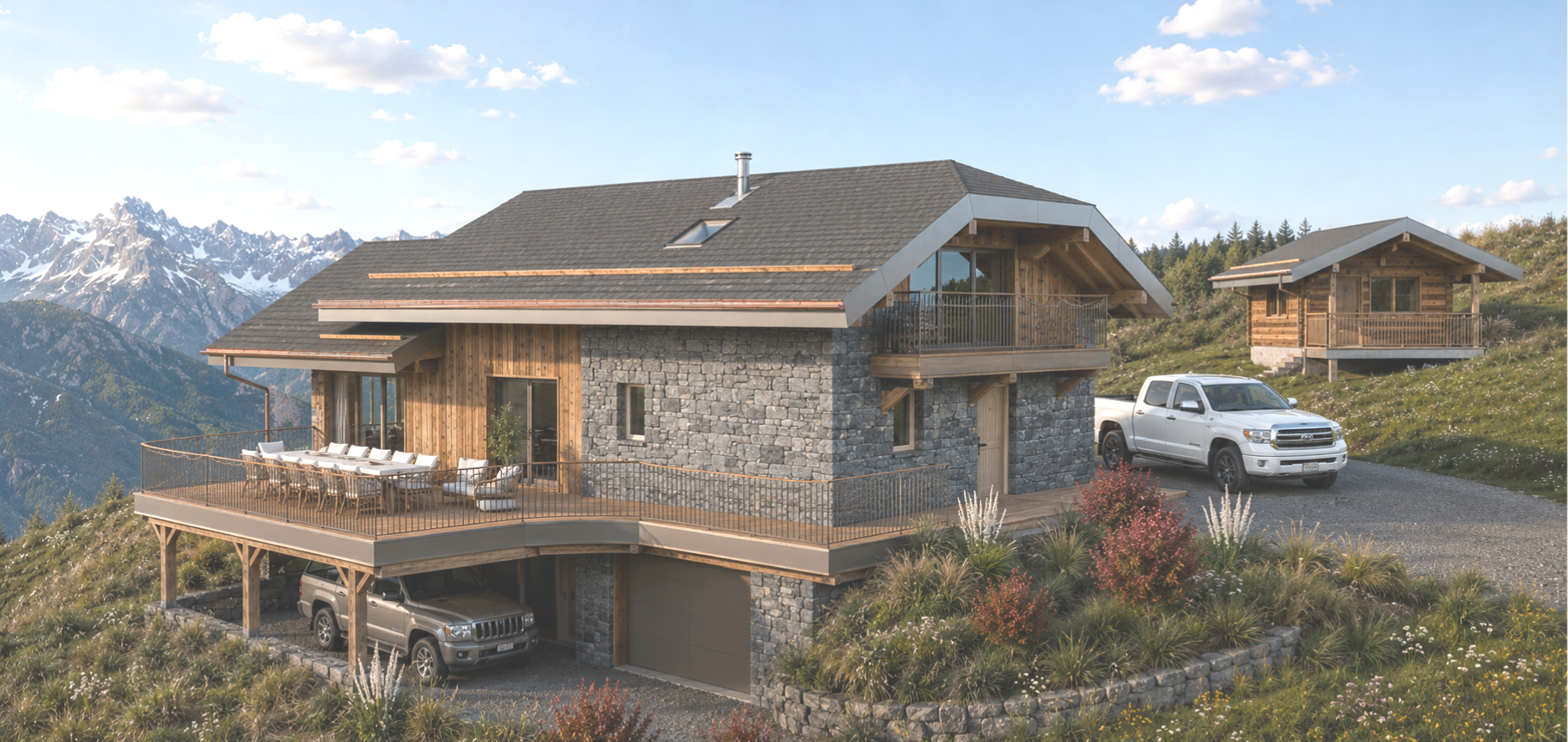 RIZZI Architecture – conception, rénovation, extension et architecture intérieure de maisons, chalets, appartements et bâtiments professionnels, du traditionnel au contemporain, en Savoie, Haute-Savoie et Hautes-Alpes : Tarentaise, Maurienne, Beaufortain,