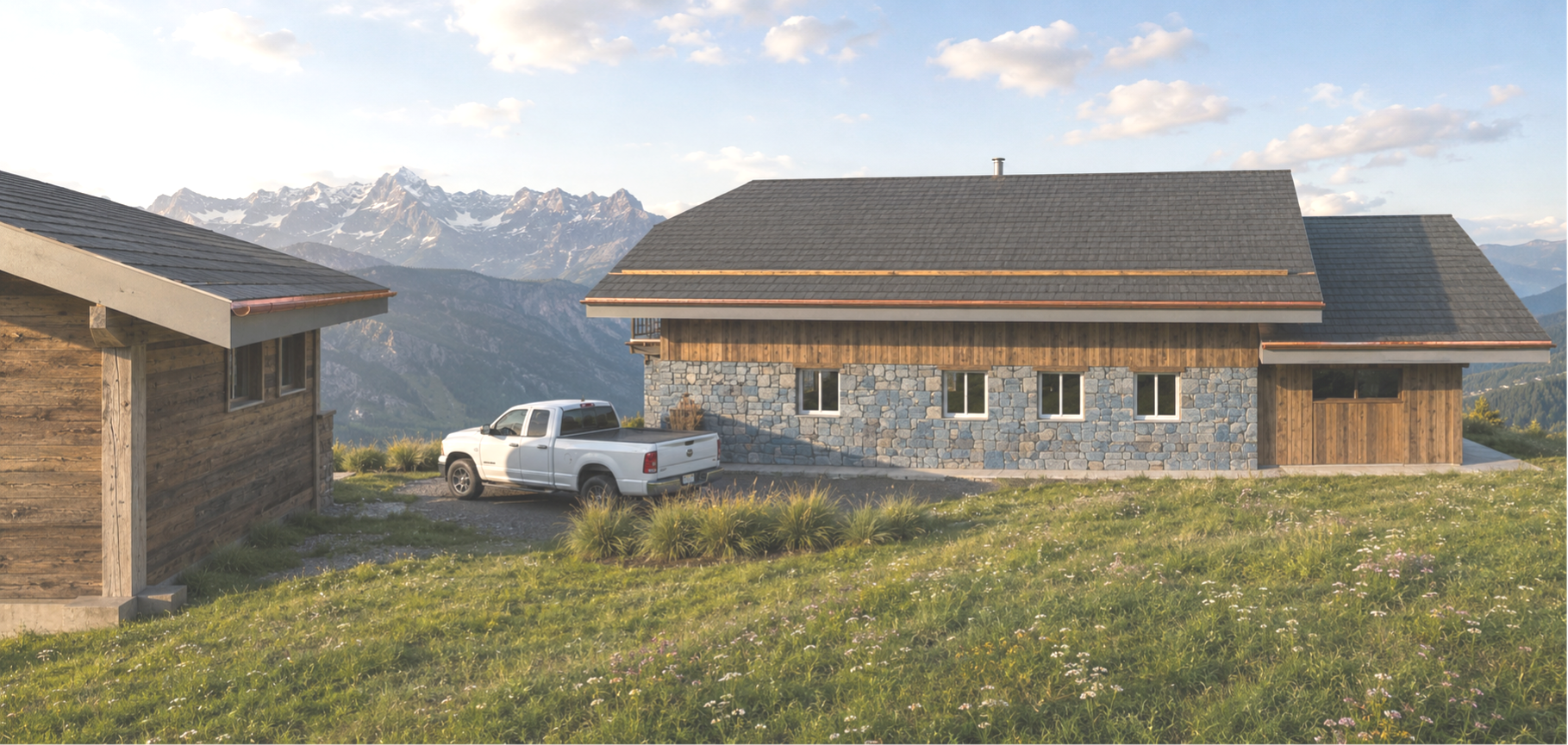 RIZZI Architecture – conception, rénovation, extension et architecture intérieure de maisons, chalets, appartements et bâtiments professionnels, du traditionnel au contemporain, en Savoie, Haute-Savoie et Hautes-Alpes : Tarentaise, Maurienne, Beaufortain,