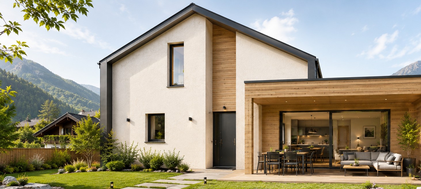 RIZZI Architecture – conception, rénovation, extension et architecture intérieure de maisons, chalets, appartements et bâtiments professionnels, du traditionnel au contemporain, en Savoie, Haute-Savoie et Hautes-Alpes : Tarentaise, Maurienne, Beaufortain,