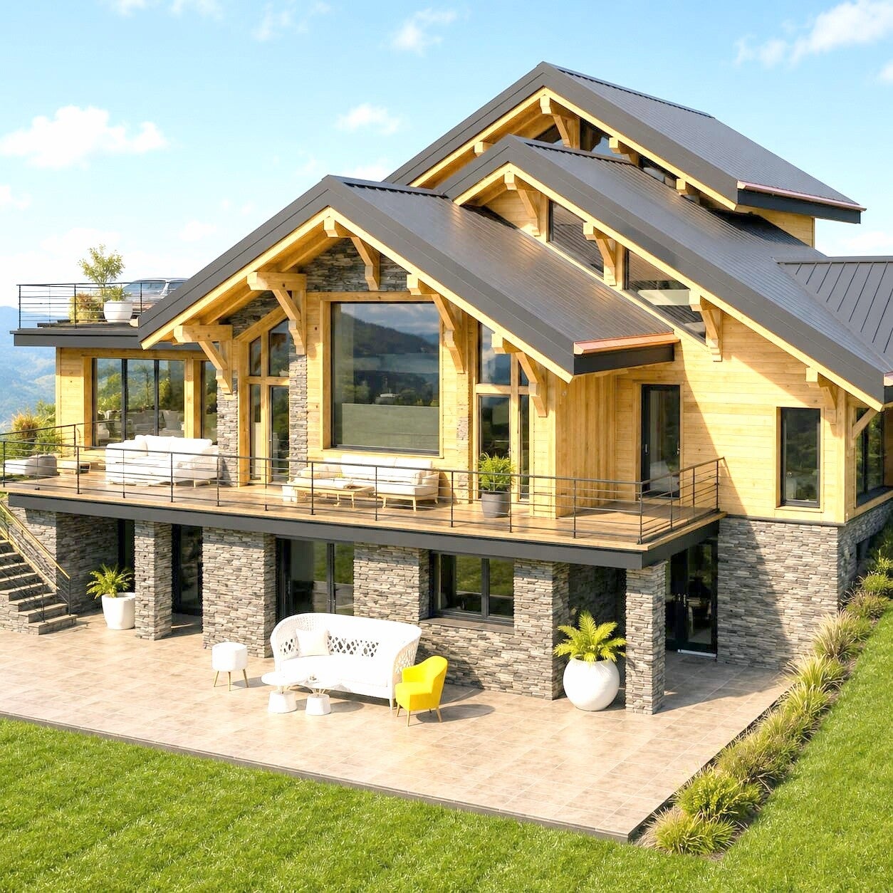 RIZZI Architecture – conception, rénovation, extension et architecture intérieure de maisons, chalets, appartements et bâtiments professionnels, du traditionnel au contemporain, en Savoie, Haute-Savoie et Hautes-Alpes : Tarentaise, Maurienne, Beaufortain,